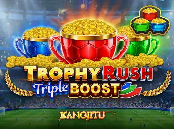 Trophy Rush Triple Boost slot machine interface